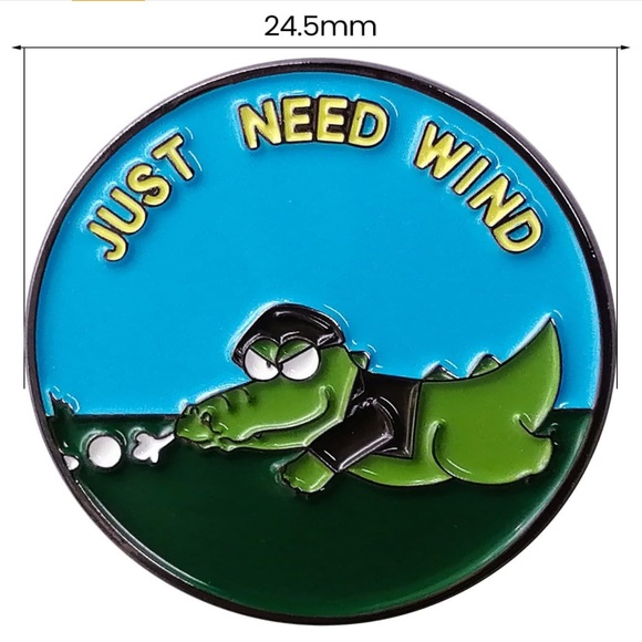 NWT - 2 Packs Magnetic Golf Ball Marker~Hat Clip~Coin Ball Marker for Men Women - Picture 4 of 7